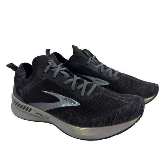 Brooks Bedlam 3 Running Shoes Mens Size 10.5 D Black/Blackened Pearl/White - Picture 1 of 10